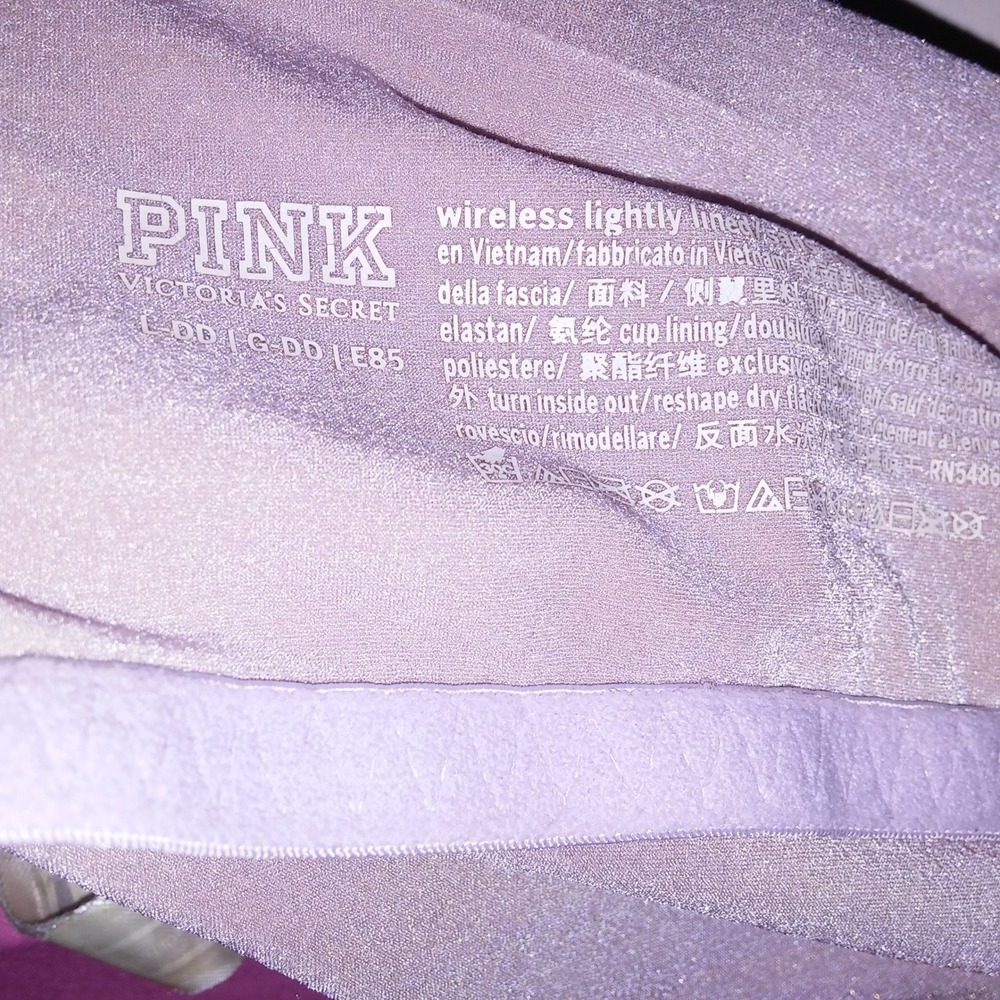 PINK Victoria's Secret Lavender Bra Top - Picture 9 of 9